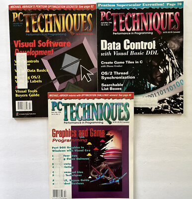 PC Techniques Magazine 1994 (3 Issues)