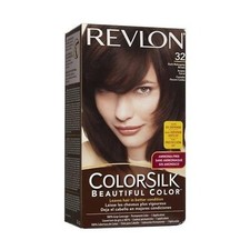 Revlon ColorSilk Beautiful Color Permanent Hair Color 32 Dark Mahogany Brown ...
