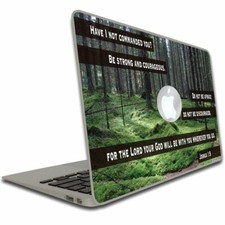 Joshua 1:9 Bible Verse Macbook Air or Macbook Pro Skin - FREE SHIPPING