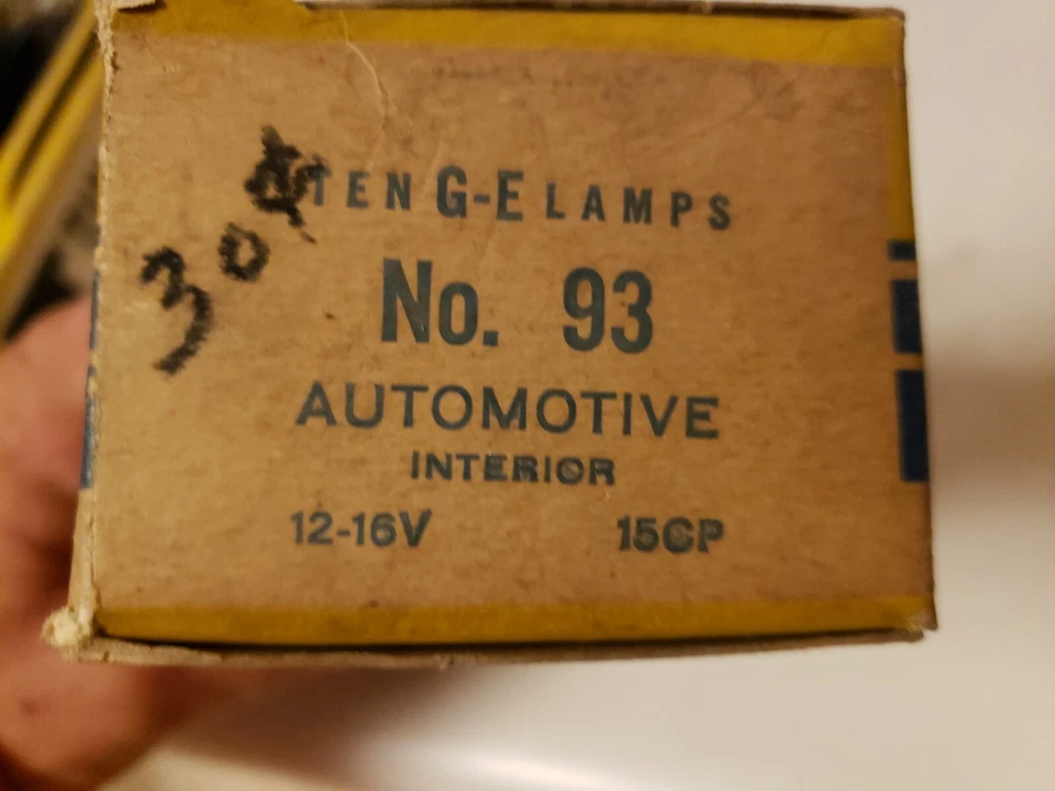 NORS G-E NO.93 AUTOMOTIVE BULBS (8) - Image 4 of 4