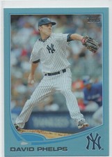2013 Topps Update WALMART BLUE #US127 David Phelps NEW YORK YANKEES 10