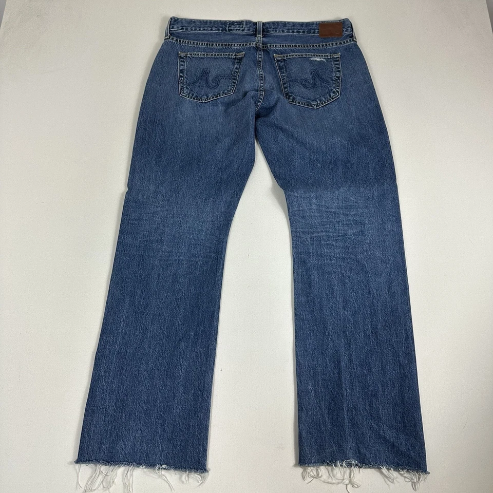 Jean Denim Recto Relajado Ag Adriano Goldschmied The Tomboy Talla 32R Hecho en EE. UU. Foto 2 de 4