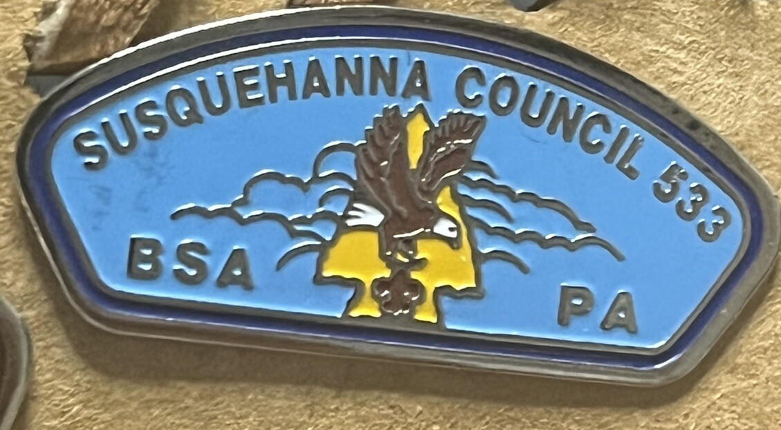 SUSQUEHANNA COUNCIL BOY SCOUT CSP STRIP PIN SHAPED JAMBOREE TRADE eBay