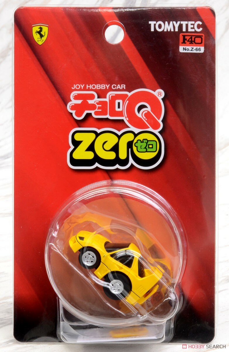 TOMYTEC Joy Hobby Car Choro Q Zero Z-66c FERRARI F40 YELLOW Model
