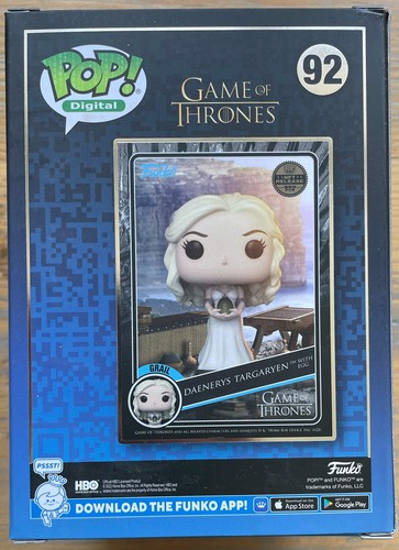 Funko Pop! Digital: Game of Thrones - Daenerys Targaryen with Egg (Grail LE 999 - Picture 5 of 8