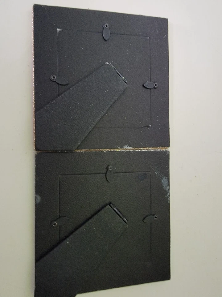 2 marcos de fotos dorados y plateados brillantes colecciones especiales de recuerdos de momentos Foto 3 de 4