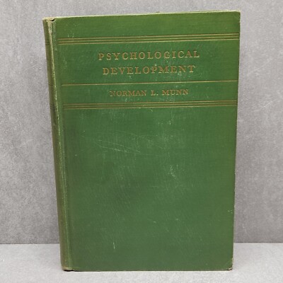 VTG 1938 Psychological Development: Intro to Genetic Psychology by Norman L Munn