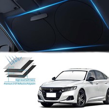 For 2018-2022 Honda Accord Windshield Sunshade Visor Uv Block Foldable Cover