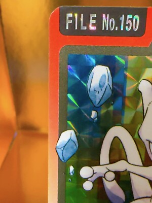 Pokémon TCG Carddass Mewtwo File no.150 Japanese 1997 | eBay
