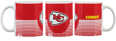 NFL Kansas City Chiefs Kaffeetasse Tasse Mug Linea Football 11oz 320ml