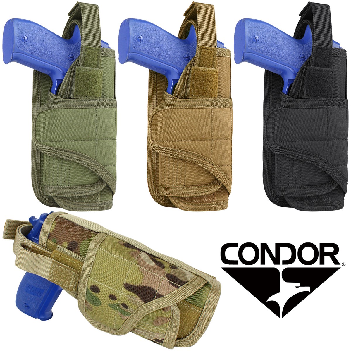 Condor VT Tactical Vertical Universal MOLLE Pistol Holster