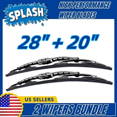 Matched Set of 2 Wipers 28''+20'' Splash Wiper Blades - 32-280 32-200