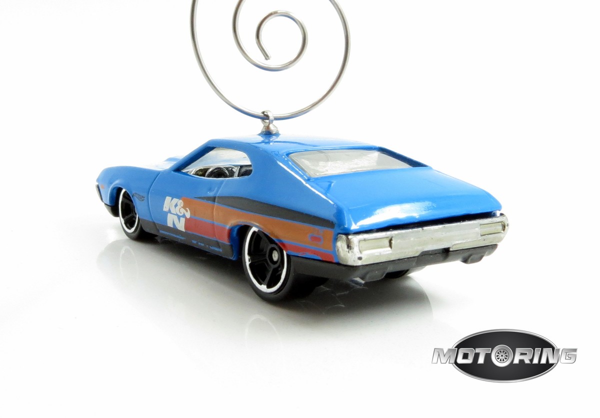 1972 '72 Ford Grand Torino Sport Blue Car Rare Christmas Tree