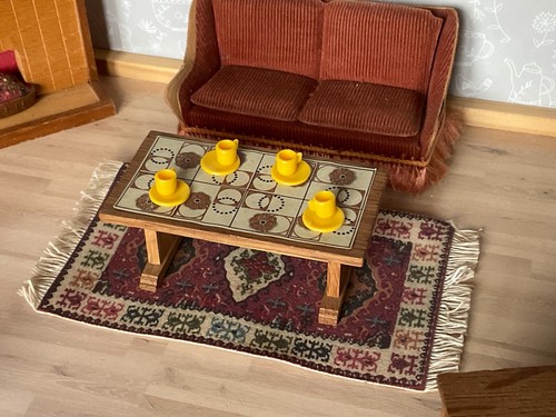 MEUBLES DE MAISON DE POUPÉE - SALON - LUNDBY OF SWEDEN Vintage Années 1970-1980 - Photo 15/24
