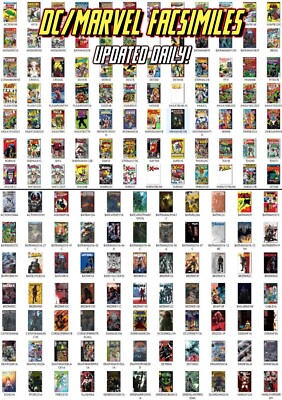 ALL DC MARVEL FACSIMILE KEY ISSUE Variants choose GIANT list revised DAILY 3016