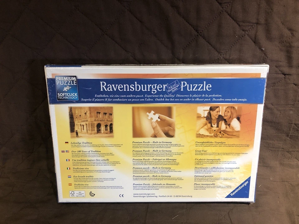 Ravensburger NEW "Quaint Shops" 500 Pc Puzzle #141166 Softclick Tech FREE SHIP - Image 2 of 2