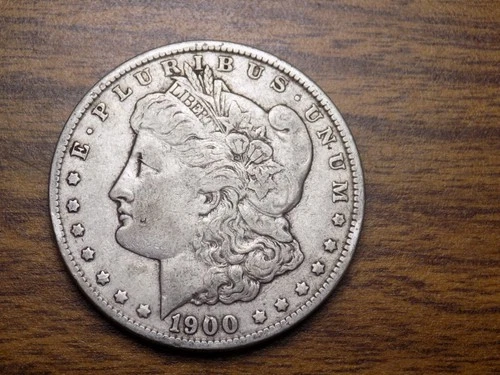 MORGAN SILVER DOLLAR 1900 O  NICE  AU+ ORIGINAL 90% SILVER DOLLAR