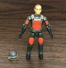 Vintage GI Joe ARAH Red Grand Slam Straight Arm Hasbro Action Figure Helmet