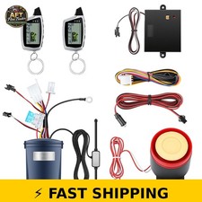 Lnkerco Motorcycle Alarm With Lcd Remote Engine Cut Off - Waterproof Lnkerco Motorcycle Alarm With Lcd Remote Engine Cut Off - Waterproof