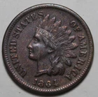 1864 L Indian Head Cent FG226