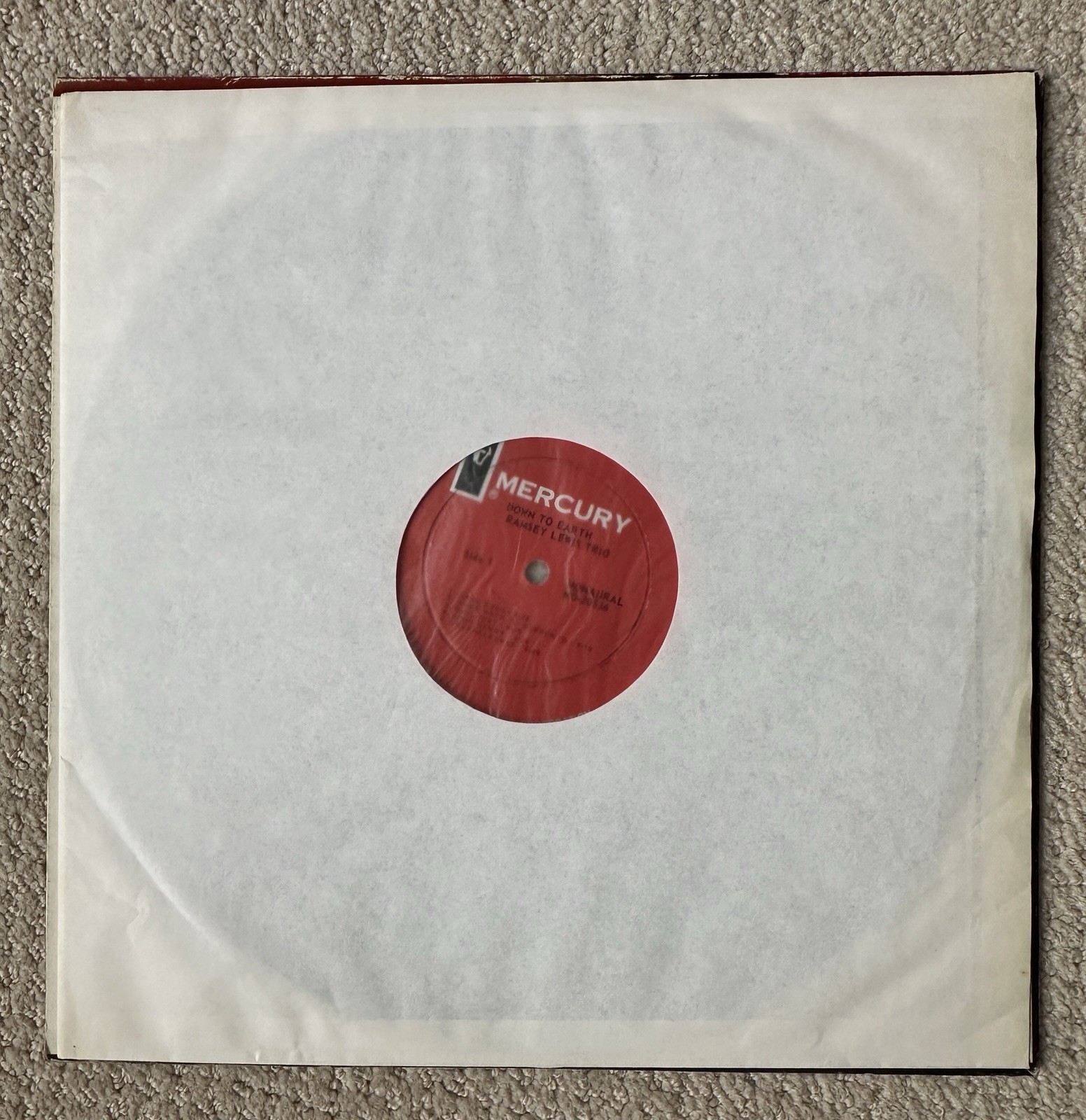 Ramsey Lewis Trio Down To Earth Vinyl LP Mercury MG-20536 Mono EX/EX