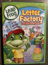 Leap Frog Letter Factory DVD Reading Alphabet Letter Names Sounds 2003 NEW READ