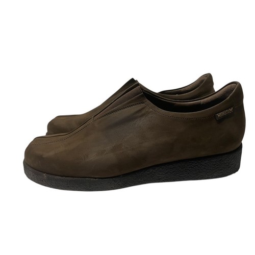 MEPHISTO Brown Nubuck/Suede Leather Loafers Size: US 10 - Picture 3 of 6