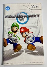 Mario Kart Cart Racing Nintendo Wii Instruction Manual Only