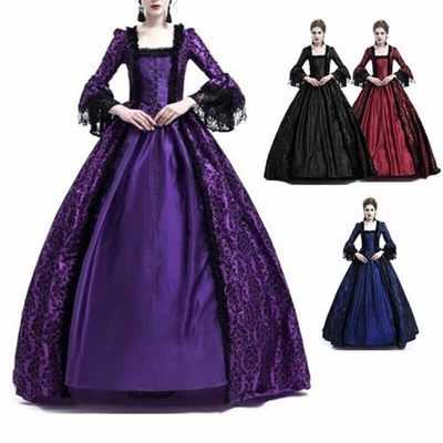 KEINE MARKE Women's Renaissance Ball Gowns Dresses Costume Vintage Medieval Victorian Dress