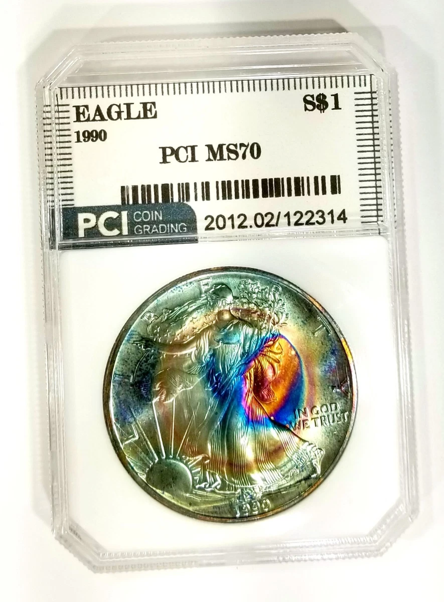 1990 American Eagle MS 70 Graded Silver Bullion Coins for sale | eBay