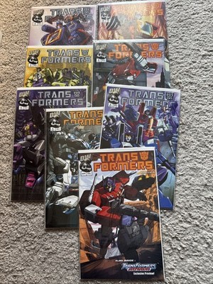 DW Vol 1 Transformers 1 2 3 4 5 Pat Lee Covers Comic Lot VF+ 9 VARIANT COVERS