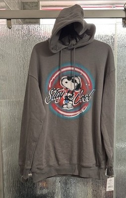 Snoopy Joe Cool Sweatshirt 22  P2P 30  Length Front Pouch Men s Medium Orig $50