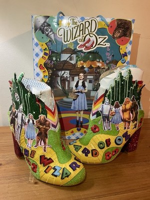 Irregular Choice Wizard of Oz  Let s Hit the Road  Heels EU 37 US 6.5 NIB