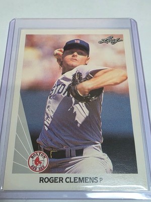 1990 Leaf Roger Clemens #12 Boston Red Sox - The Rocket Sharp!