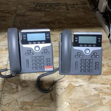 Lot Of 2! Cisco IP Phone CP-7841--K9  W/ Base included