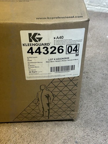 KleenGuard A40, 44326 3XL (25 weiße Overalls mit Kapuze) 25 pro Karton - Bild 5 von 5