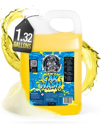 Salty Captain Car Wash Soap 1.32 Gallons   High-Foaming Car Shampoo for Foam ...