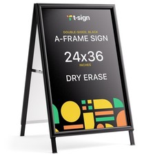 TSIGN Sidewalk Sign for Indoor Outdoor Sign Open Aluminum A Frame Sign Pos...