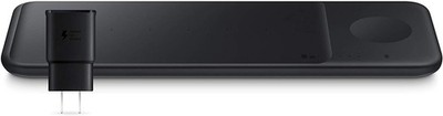 Samsung Wireless Qi Charger Trio - Charge up to 3 Devices at Once - Black
