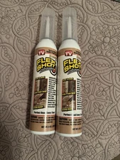 Flex Shot Almond Thick Rubber Adhesive Sealant- 2 Cans @ 8 oz each