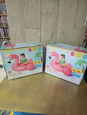 Intex Ride On Pink Flamingo 56 X 54 X 38 Inflatable Pool Floatie Float NEW Lot 2
