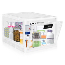 Medicine Lock Box for Safe Medication, Premium Material Lockable Storage Box ...