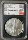 2021 (S) $1 American Silver Eagle Dollar Type 1 PCGS MS70