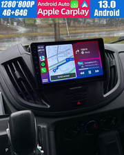 Apple Carplay Car Radio Stereo GPS For 2015-2019 Ford Transit-150/250/350 4 64GB