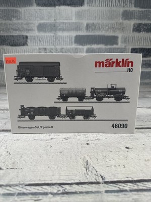 Märklin 46090 HO DRG FREIGHT CAR SET 5 PIECE ERA II NEW IN BOX