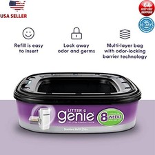 Cat Litter Refill Bags 4 Pack Odor Control Long Lasting Compatible Pails New