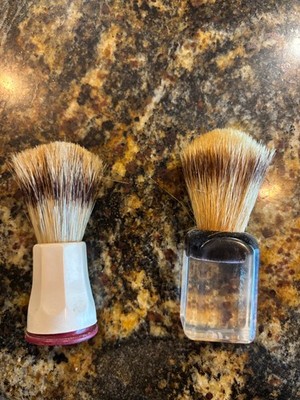 Vintage shaving brush lot, Erskine and Ever  Ready