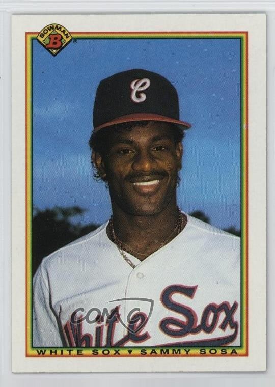1990 Bowman Sammy Sosa (No Diamond Next to Ear) #312 05k6