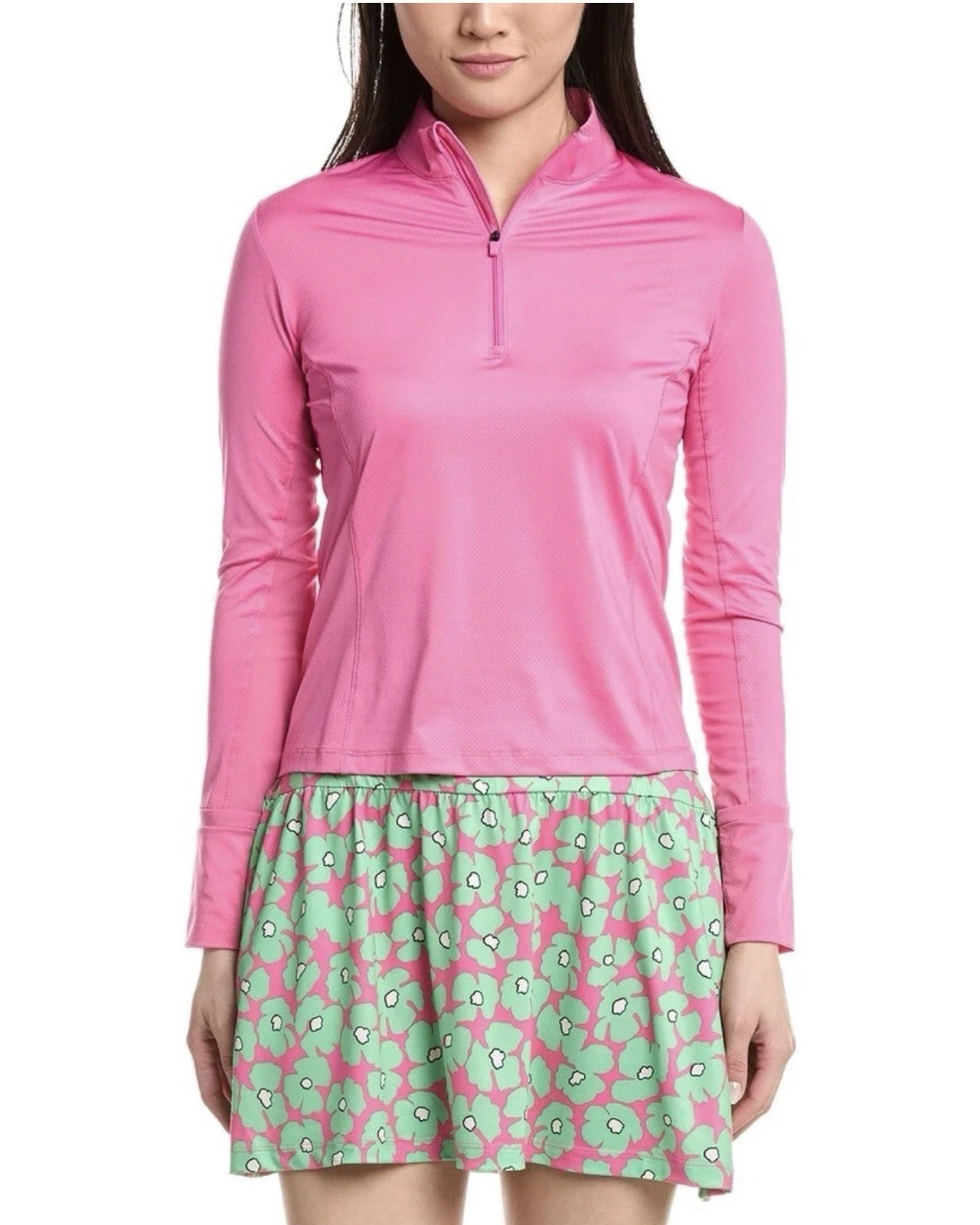 Callaway 1/4-Zip Sun Protection Top Women's Pink S NWT $84