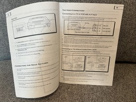 SEGA Saturn Model 2 System Console Official Authentic OEM Instruction Manual 